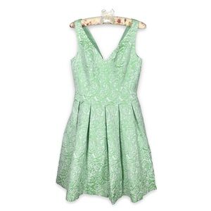 Betsy Johnson Green Floral Dress